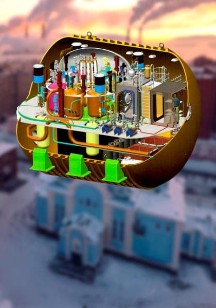 Путин: Россия начнет серийное производство малых АЭС